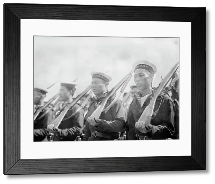 Framed Print : Chinese sailors, 1911. Creator: Bain News Service Framed Print : Chinese sailors, 1911. Creator: Bain News Service