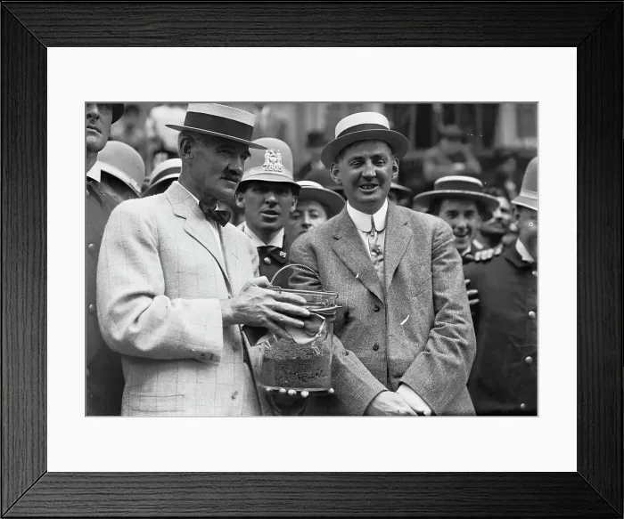 Framed Print : First earth from Lexington Ave subway, D. McManus & T Stack, chief engineer, between c1910 and c1915 Creator: Bain News Service Framed Print : First earth from Lexington Ave subway, D. McManus & T Stack, chief engineer, between c1910 and c1915 Creator: Bain News Service