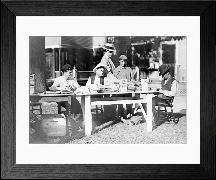 Framed Print : Magazine of Self-Master Colony, between c1910 and c1915. Creator: Bain News Service Framed Print : Magazine of Self-Master Colony, between c1910 and c1915. Creator: Bain News Service