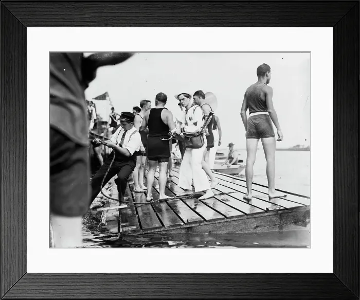 Framed Print : Doctor, U.S. Volunteer Life-Saving Corps, between c1910 and c1915. Creator: Bain News Service