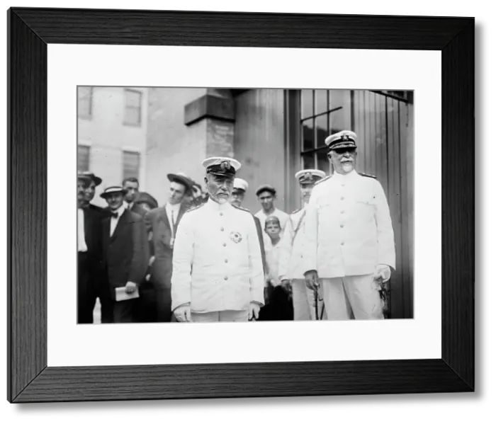 Framed Print : Admiral Togo & Admiral Leutze, between c1910 and c1915. Creator: Bain News Service Framed Print : Admiral Togo & Admiral Leutze, between c1910 and c1915. Creator: Bain News Service