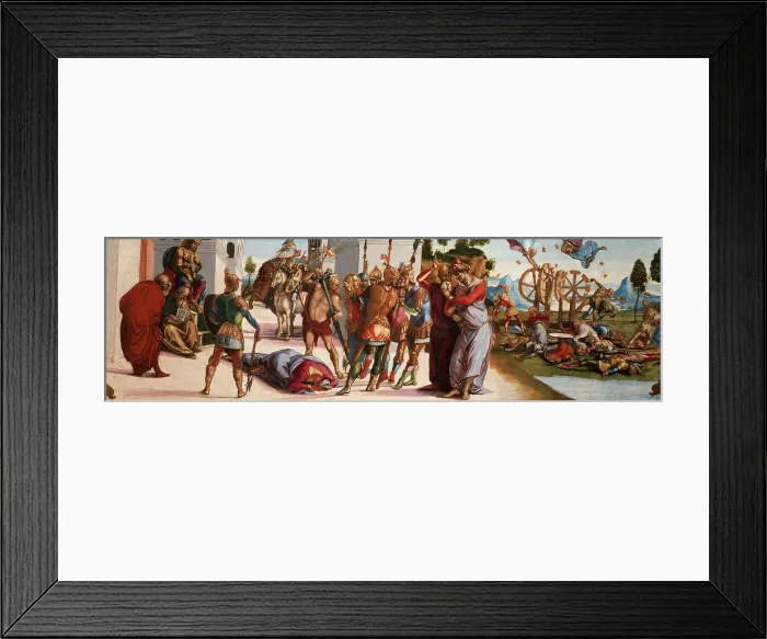 Framed Print : The Martyrdom Of Saint Catherine Of Alexandria, c1490. Creator: Luca Signorelli Framed Print : The Martyrdom Of Saint Catherine Of Alexandria, c1490. Creator: Luca Signorelli