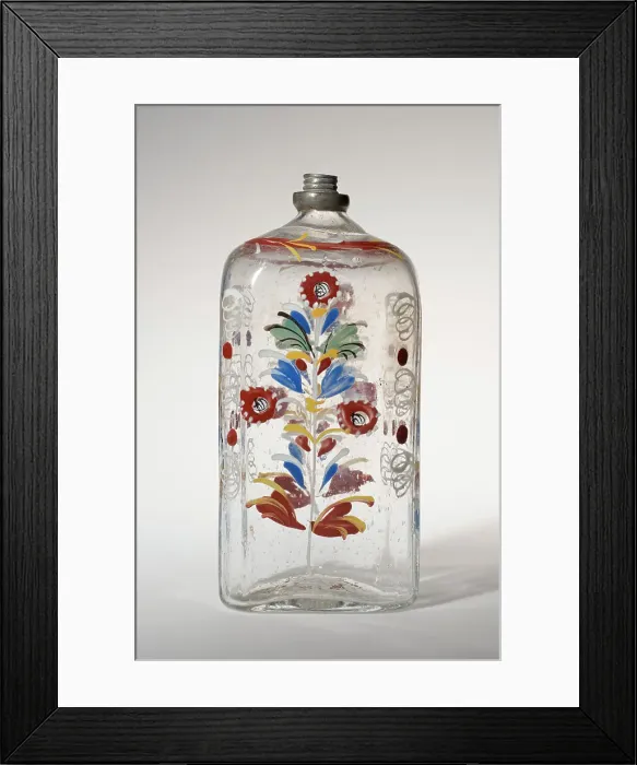 Framed Print : Cordial Bottle, c1775-1810. Creator: Unknown Framed Print : Cordial Bottle, c1775-1810. Creator: Unknown