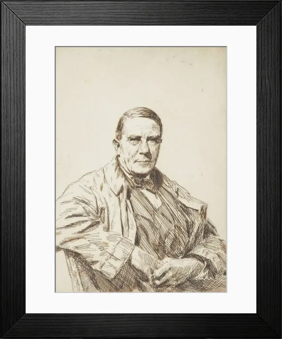 Framed Print : W.H. Hutton, 1927, England, Joseph Simpson. Gift of Sir John Ilott, 1927. Creator: Joseph Simpson Framed Print : W.H. Hutton, 1927, England, Joseph Simpson. Gift of Sir John Ilott, 1927. Creator: Joseph Simpson
