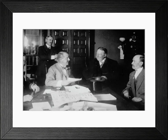 Framed Print : Taft registering, between c1910 and c1915. Creator: Bain News Service Framed Print : Taft registering, between c1910 and c1915. Creator: Bain News Service