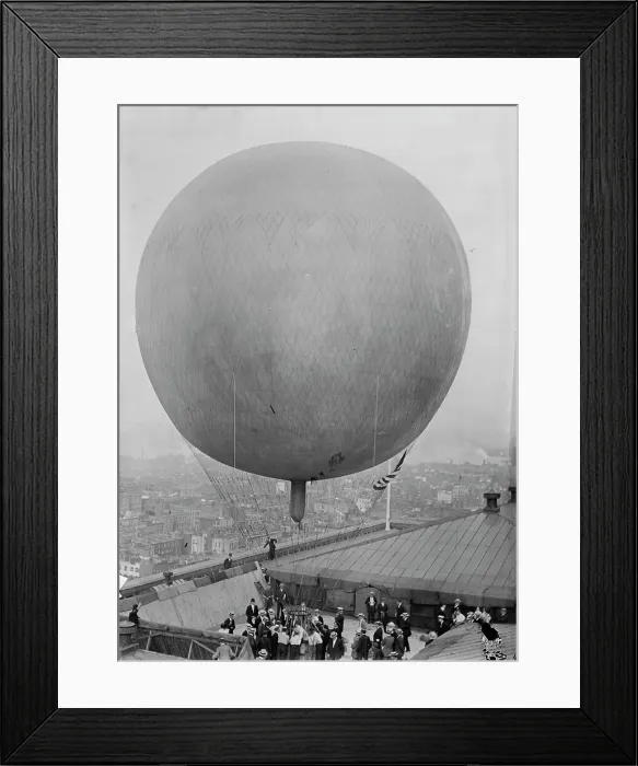 Framed Print : Balloon at Wanamakers, 1911. Creator: Bain News Service Framed Print : Balloon at Wanamakers, 1911. Creator: Bain News Service