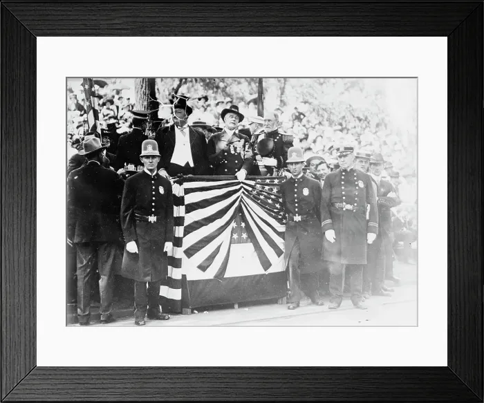 Framed Print : President William H. Taft at Grand Army of the Republic Convention, Rochester, N.Y. 1911. Creator: Bain News Service Framed Print : President William H. Taft at Grand Army of the Republic Convention, Rochester, N.Y. 1911. Creator: Bain News Service