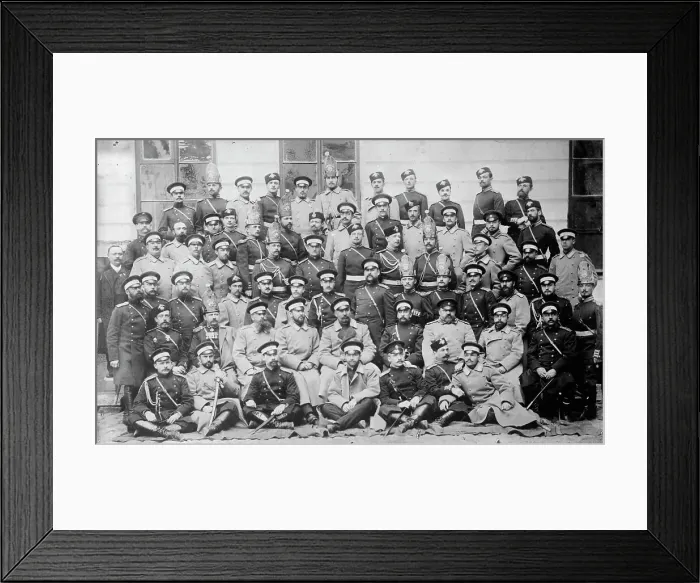 Framed Print : Russian Army officers - Pawlowski Reg't, between c1914 and c1915. Creator: Bain News Service Framed Print : Russian Army officers - Pawlowski Reg't, between c1914 and c1915. Creator: Bain News Service