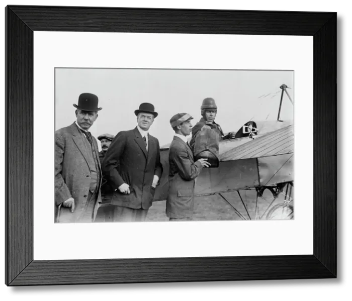 Framed Print : Postmaster Morgan, P.M.G. Hitchcock, & Ovington, 1911. Creator: Bain News Service Framed Print : Postmaster Morgan, P.M.G. Hitchcock, & Ovington, 1911. Creator: Bain News Service