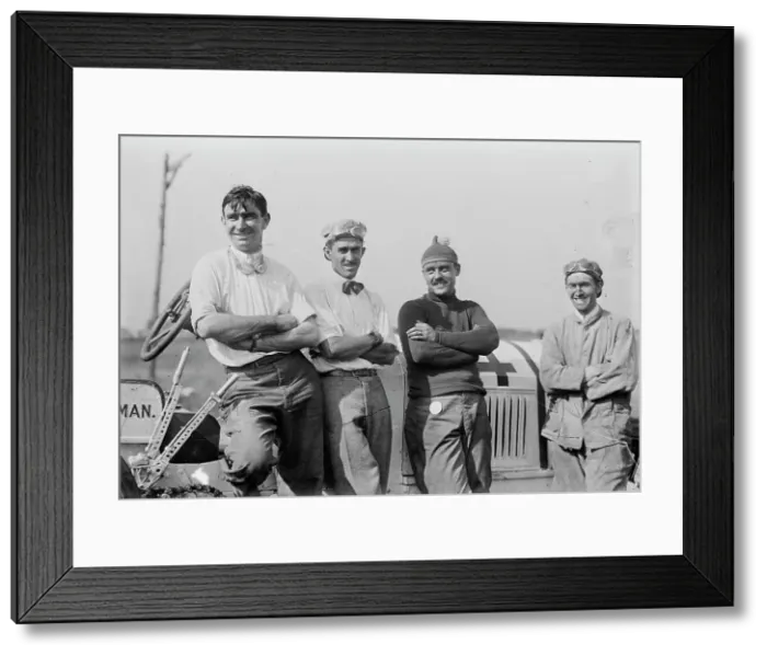 Framed Print : Burman, Disbrow, Tower, Grenon, between c1910 and c1915. Creator: Bain News Service Framed Print : Burman, Disbrow, Tower, Grenon, between c1910 and c1915. Creator: Bain News Service