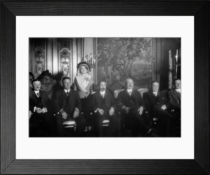 Framed Print : National League team owners including Gary Herrmann, Charles Ebbets and Mrs. Helene Robison... 1913 Creator: Bain News Service Framed Print : National League team owners including Gary Herrmann, Charles Ebbets and Mrs. Helene Robison... 1913 Creator: Bain News Service
