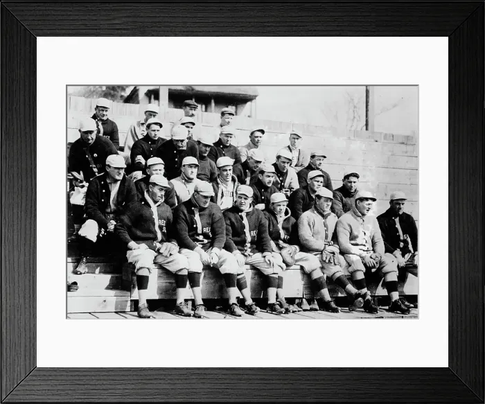 Framed Print : Red Sox at spring training, Hot Springs, AR, Boston, AL (baseball), 1912. Creator: Bain News Service Framed Print : Red Sox at spring training, Hot Springs, AR, Boston, AL (baseball), 1912. Creator: Bain News Service