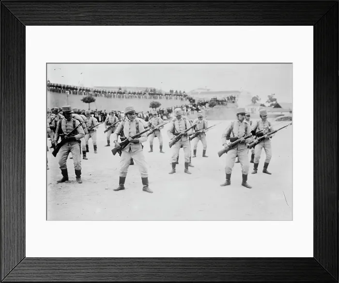 Framed Print : Infantry, Portugal, between c1910 and c1915. Creator: Bain News Service Framed Print : Infantry, Portugal, between c1910 and c1915. Creator: Bain News Service
