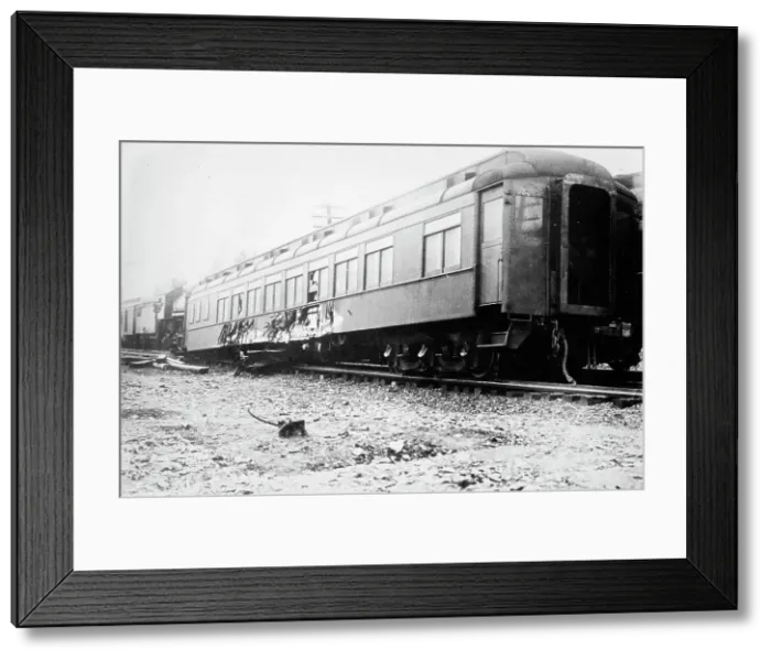 Framed Print : Wreck of 20th C. between c1910 and c1915. Creator: Bain News Service Framed Print : Wreck of 20th C. between c1910 and c1915. Creator: Bain News Service