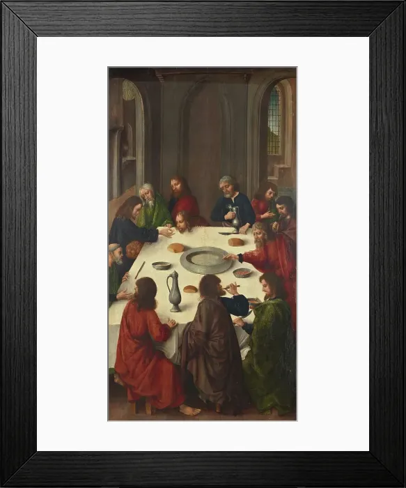 Framed Print : The Last Supper, 1485. Creator: Master of the Virgo inter Virgines Framed Print : The Last Supper, 1485. Creator: Master of the Virgo inter Virgines