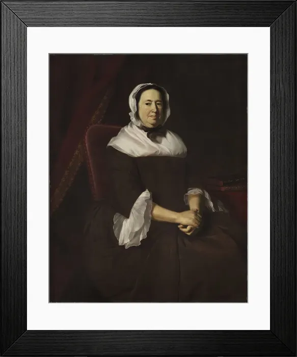 Framed Print : Portrait of Mrs. Samuel Hill (Miriam Kilby), 1764. Creator: John Singleton Copley Framed Print : Portrait of Mrs. Samuel Hill (Miriam Kilby), 1764. Creator: John Singleton Copley
