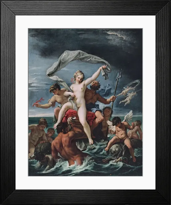 Framed Print : Neptune and Amphitrite, 1691. Creator: Sebastiano Ricci Framed Print : Neptune and Amphitrite, 1691. Creator: Sebastiano Ricci