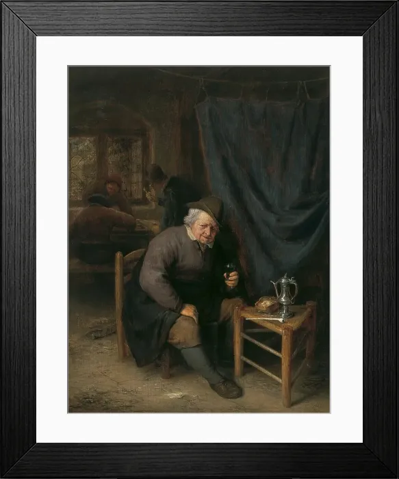 Framed Print : Tavern Interior, 1661. Creator: Adriaen van Ostade Framed Print : Tavern Interior, 1661. Creator: Adriaen van Ostade