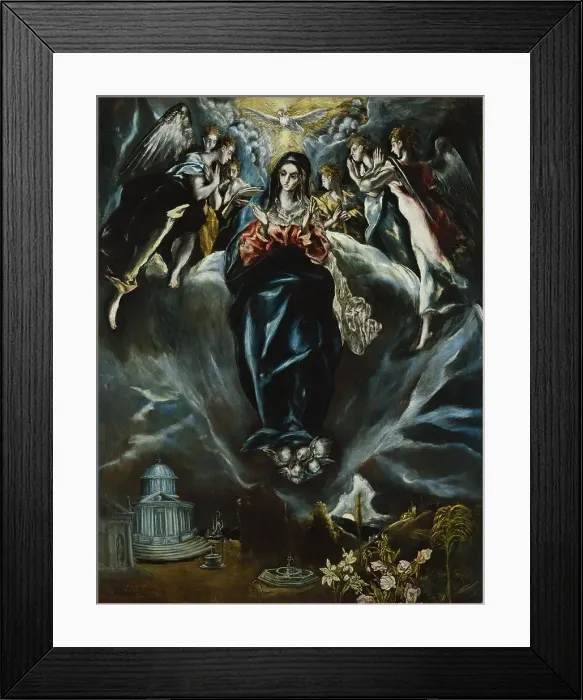 Framed Print : The Immaculate Conception, 1608. Creators: El Greco, Jorge Manuel Theotocopuli Framed Print : The Immaculate Conception, 1608. Creators: El Greco, Jorge Manuel Theotocopuli