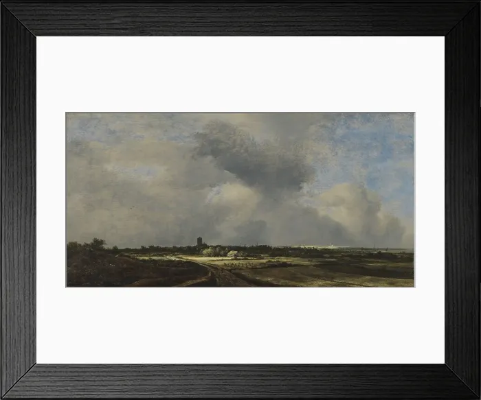 Framed Print : View of Naarden, 1647. Creator: Jacob van Ruisdael Framed Print : View of Naarden, 1647. Creator: Jacob van Ruisdael