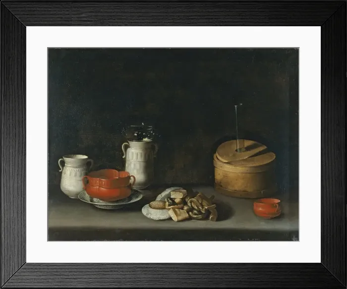 Framed Print : Still Life with Porcelain and Sweets, 1627. Creator: Juan van der Hamen y León Framed Print : Still Life with Porcelain and Sweets, 1627. Creator: Juan van der Hamen y León