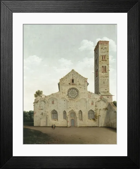 Framed Print : The West Façade of the Church of Saint Mary in Utrecht, 1662. Creator: Pieter Jansz Saenredam Framed Print : The West Façade of the Church of Saint Mary in Utrecht, 1662. Creator: Pieter Jansz Saenredam