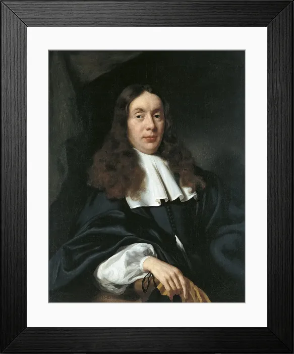Framed Print : Portrait of a Man, 1666. Creator: Nicolaes Maes Framed Print : Portrait of a Man, 1666. Creator: Nicolaes Maes