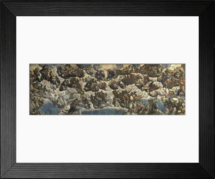 Framed Print : Paradise, 1588. Creator: Jacopo Tintoretto Framed Print : Paradise, 1588. Creator: Jacopo Tintoretto