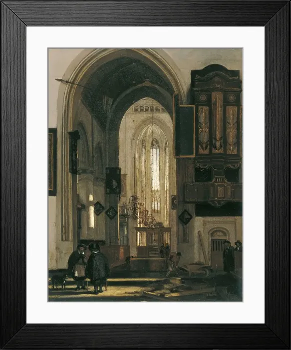 Framed Print : Interior of a Gothic Church, unknown date. Creator: Emanuel de Witte Framed Print : Interior of a Gothic Church, unknown date. Creator: Emanuel de Witte