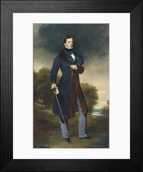 Framed Print : Portrait of David Lyon, 1825. Creator: Thomas Lawrence Framed Print : Portrait of David Lyon, 1825. Creator: Thomas Lawrence