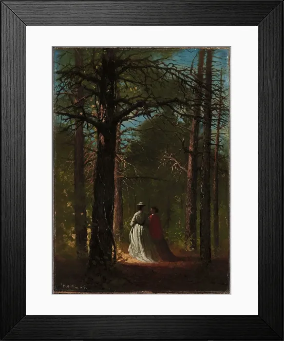 Framed Print : Waverly Oaks, 1864. Creator: Winslow Homer Framed Print : Waverly Oaks, 1864. Creator: Winslow Homer