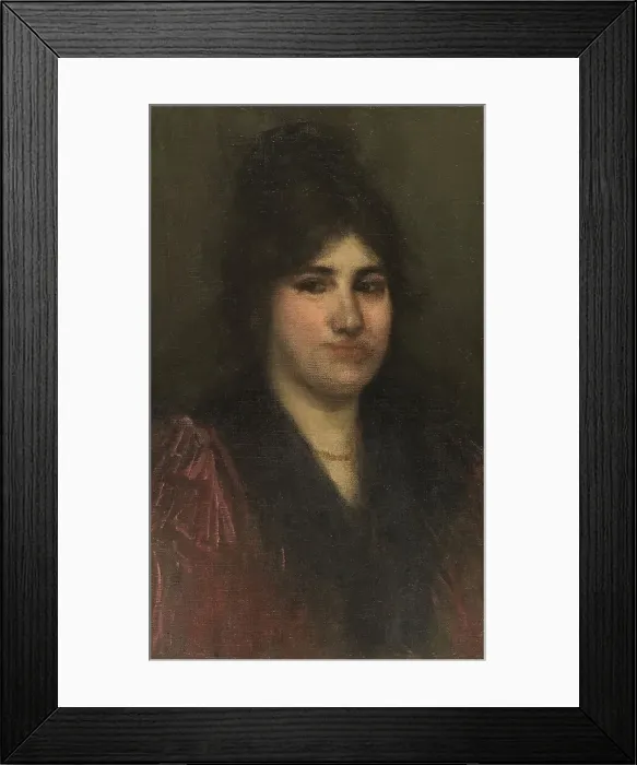 Framed Print : Pink and Gold: The Neapolitan, 1897. Creator: James Abbott McNeill Whistler Framed Print : Pink and Gold: The Neapolitan, 1897. Creator: James Abbott McNeill Whistler