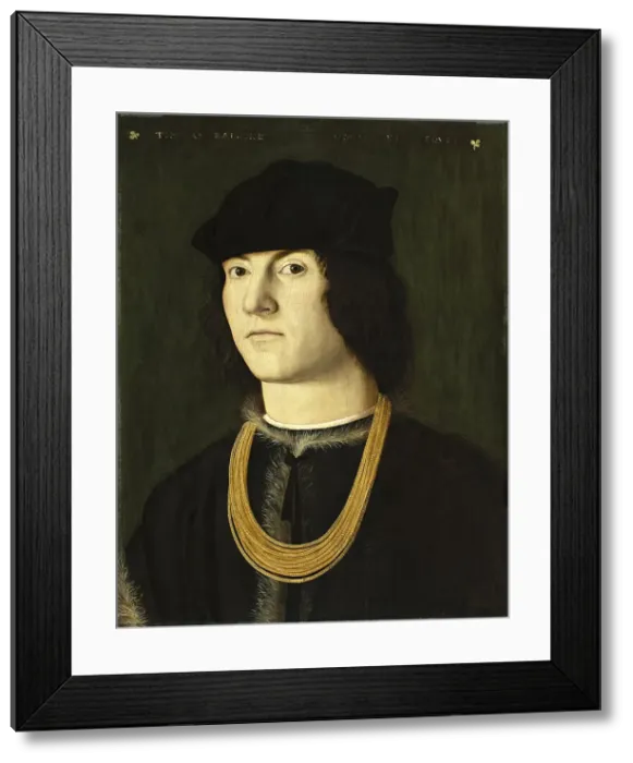 Framed Print : Portrait of Tommaso Raimondi, 1500. Creator: Amico Aspertini Framed Print : Portrait of Tommaso Raimondi, 1500. Creator: Amico Aspertini