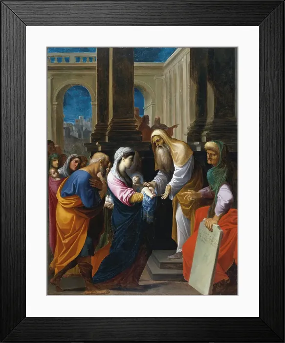 Framed Print : The Presentation of the Christ Child in the Temple, 1605. Creator: Lodovico Carracci Framed Print : The Presentation of the Christ Child in the Temple, 1605. Creator: Lodovico Carracci