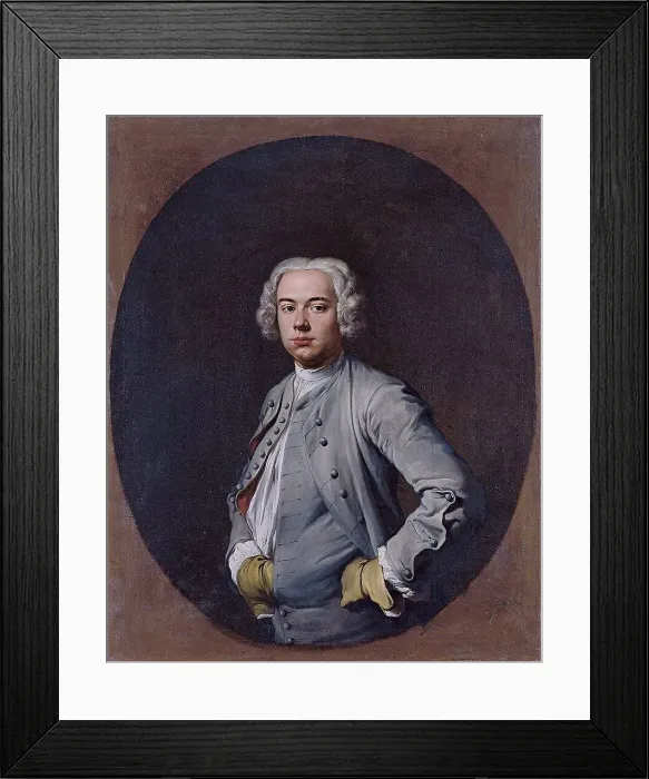Framed Print : Portrait of a Man, 1740. Creator: Giacomo Ceruti Framed Print : Portrait of a Man, 1740. Creator: Giacomo Ceruti