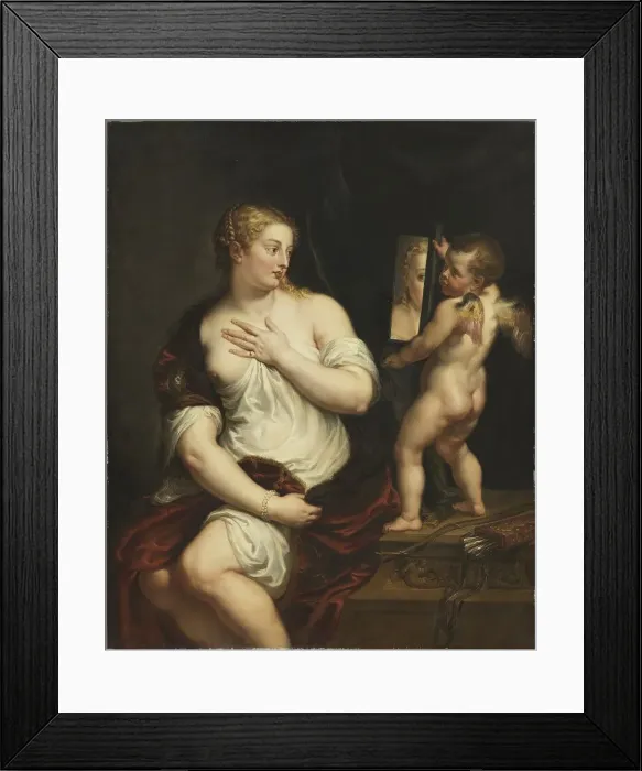 Framed Print : Venus and Cupid, 1606. Creator: Peter Paul Rubens Framed Print : Venus and Cupid, 1606. Creator: Peter Paul Rubens