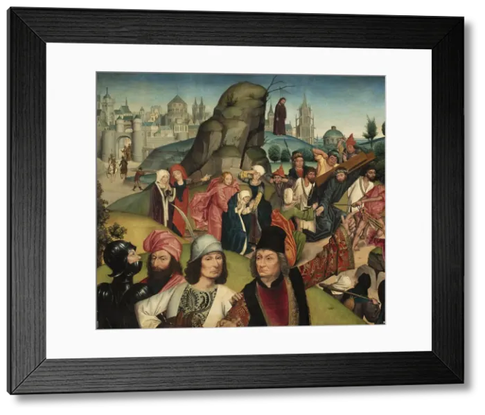 Framed Print : Christ bearing the Cross, 1477. Creator: Derick Baegert Framed Print : Christ bearing the Cross, 1477. Creator: Derick Baegert