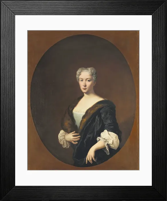 Framed Print : Portrait of a Woman, 1740. Creator: Giacomo Ceruti Framed Print : Portrait of a Woman, 1740. Creator: Giacomo Ceruti
