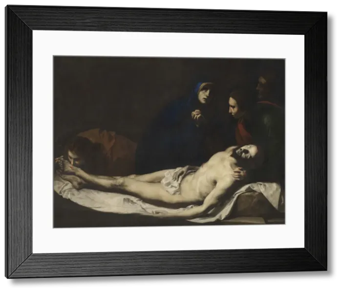 Framed Print : The Pietà, 1633. Creator: Jusepe de Ribera Framed Print : The Pietà, 1633. Creator: Jusepe de Ribera