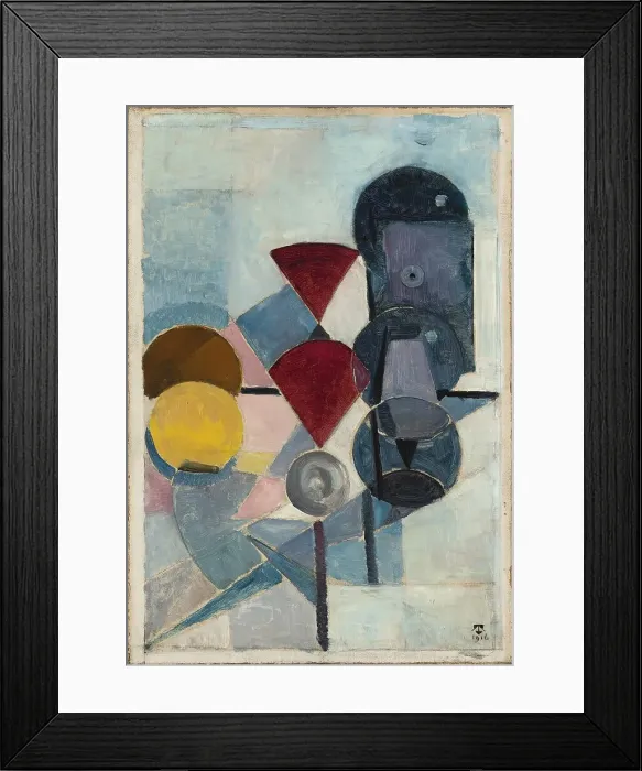 Framed Print : Compositie II (Still Life), 1916. Creator: Theo Van Doesburg Framed Print : Compositie II (Still Life), 1916. Creator: Theo Van Doesburg