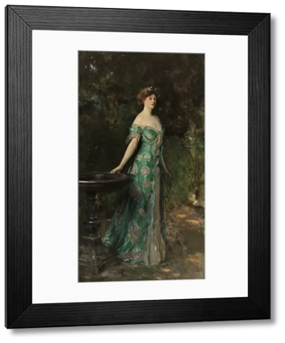 Framed Print : Portrait of Millicent, Duchess of Sutherland, 1904. Creator: John Singer Sargent Framed Print : Portrait of Millicent, Duchess of Sutherland, 1904. Creator: John Singer Sargent