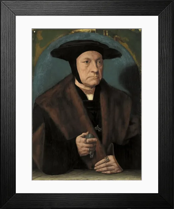 Framed Print : Portrait of a Man from the Weinsberg Family, 1538. Creator: Bartholomaeus Bruyn the Elder Framed Print : Portrait of a Man from the Weinsberg Family, 1538. Creator: Bartholomaeus Bruyn the Elder