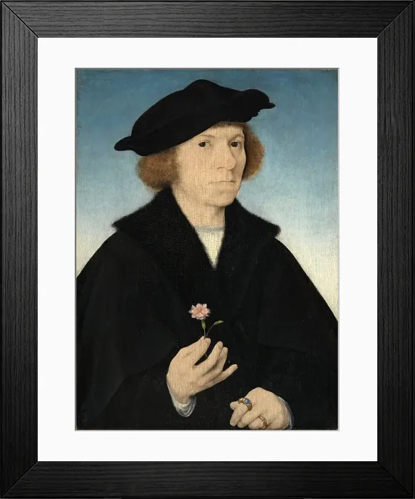 Framed Print : Self-Portrait, 1519. Creator: Joos van Cleve Framed Print : Self-Portrait, 1519. Creator: Joos van Cleve