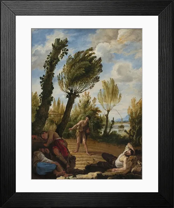Framed Print : The Parable of the Weeds, 1622. Creator: Domenico Fetti Framed Print : The Parable of the Weeds, 1622. Creator: Domenico Fetti