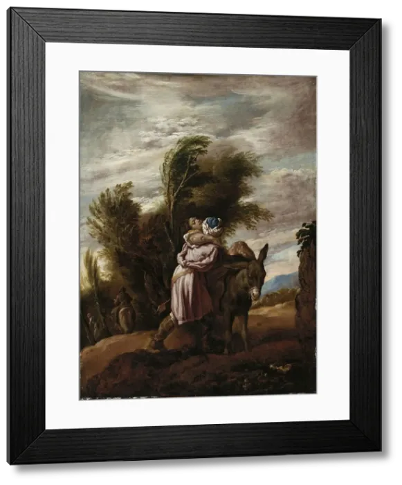 Framed Print : The Good Samaritan, 1622. Creator: Workshop of Domenico Fetti Framed Print : The Good Samaritan, 1622. Creator: Workshop of Domenico Fetti