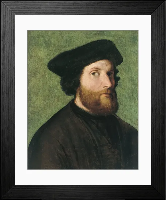 Framed Print : Self-Portrait, unknown date. Creator: Lorenzo Lotto Framed Print : Self-Portrait, unknown date. Creator: Lorenzo Lotto
