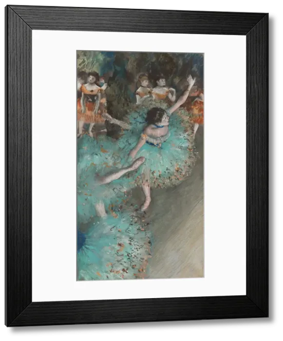 Framed Print : Swaying Dancer (Dancer in Green), 1877. Creator: Edgar Degas Framed Print : Swaying Dancer (Dancer in Green), 1877. Creator: Edgar Degas