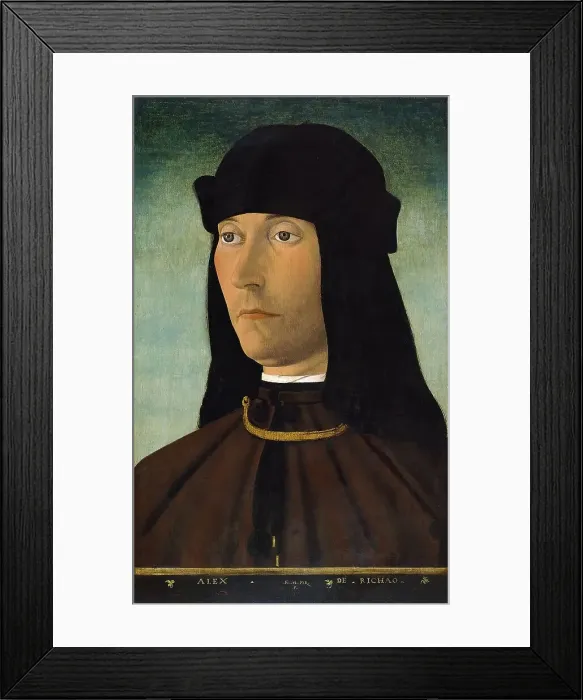 Framed Print : Portrait of Alessandro de Richao, unknown date. Creator: Filippo Mazzola Framed Print : Portrait of Alessandro de Richao, unknown date. Creator: Filippo Mazzola