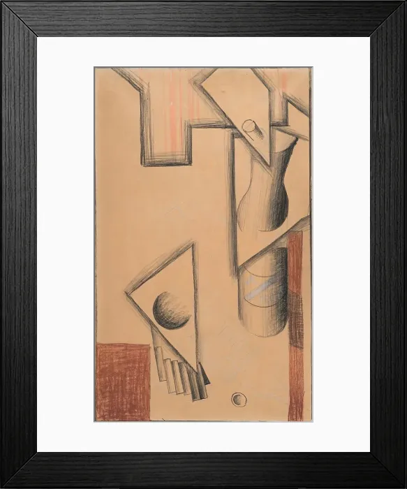 Framed Print : Still Life, 1913. Creator: Juan Gris