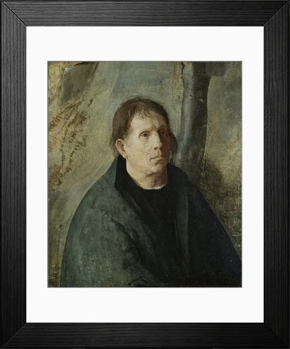 Framed Print : Portrait of a Donor, 1530. Creator: Aert Claesz Framed Print : Portrait of a Donor, 1530. Creator: Aert Claesz